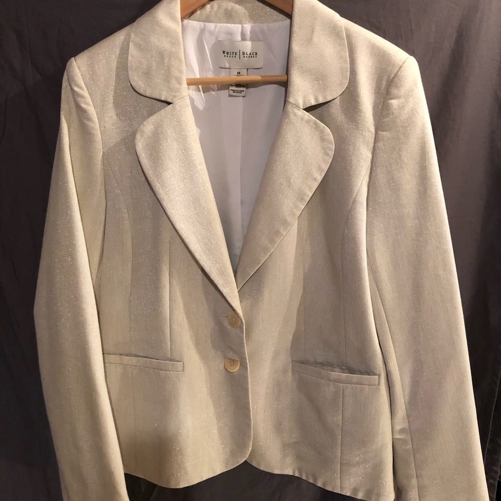 White House Black Market Sparkly Blazer